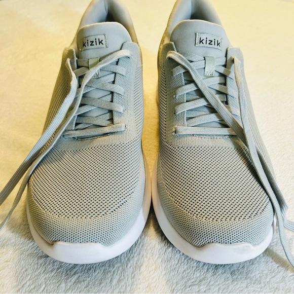 KIZIK, Size 14, ATHENA SLIP ON SNEAKERS, Slate Grey - Picture 4 of 13